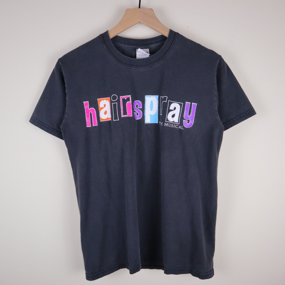 Vintage Hairspray The‎ Musical Shirt Black Adult Small 18x24.5